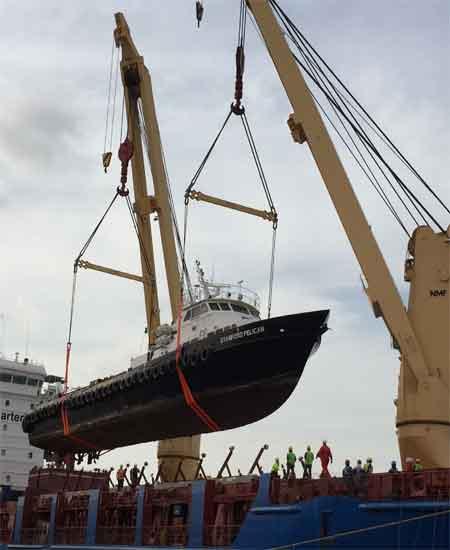 180 TONS SUPPLY BOAT LOADED FROM DUBAI TO NIGERIA